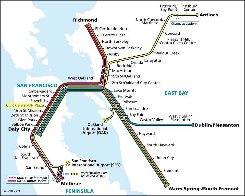 Bart Map